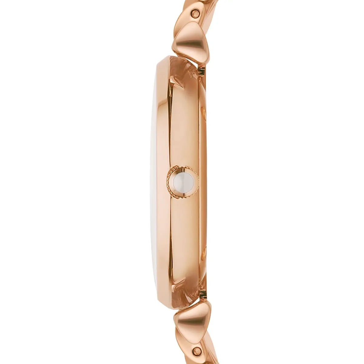 Emporio Armani Gianni T-Bar AR1909 Rose Gold Crystal Ring Watch