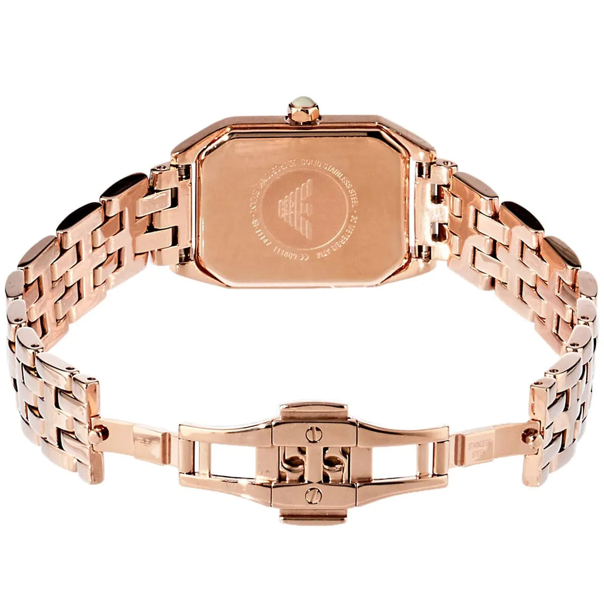 Emporio Armani Gioia AR11147 Rose Gold Mother of Pearl Square Watch