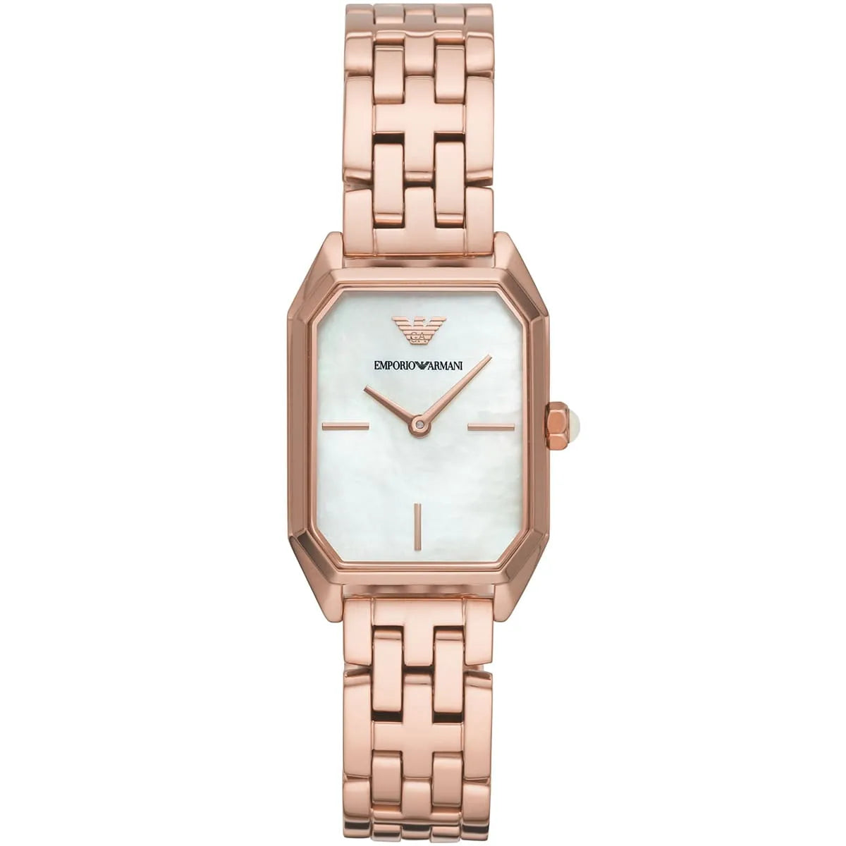 Emporio Armani Gioia AR11147 Rose Gold Mother of Pearl Square Watch