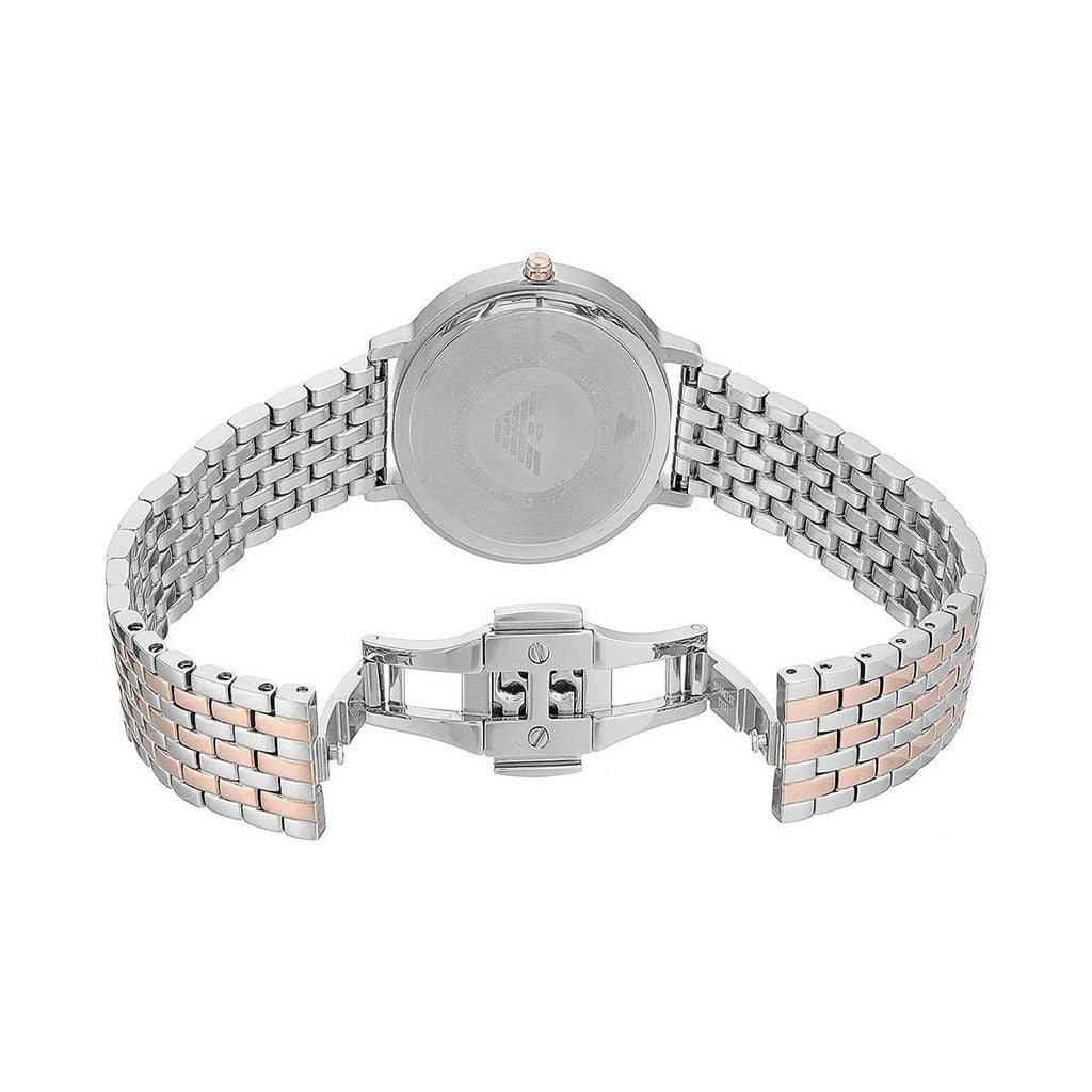 Emporio Armani Kappa AR11113 Two-Tone Floral Dial Watch