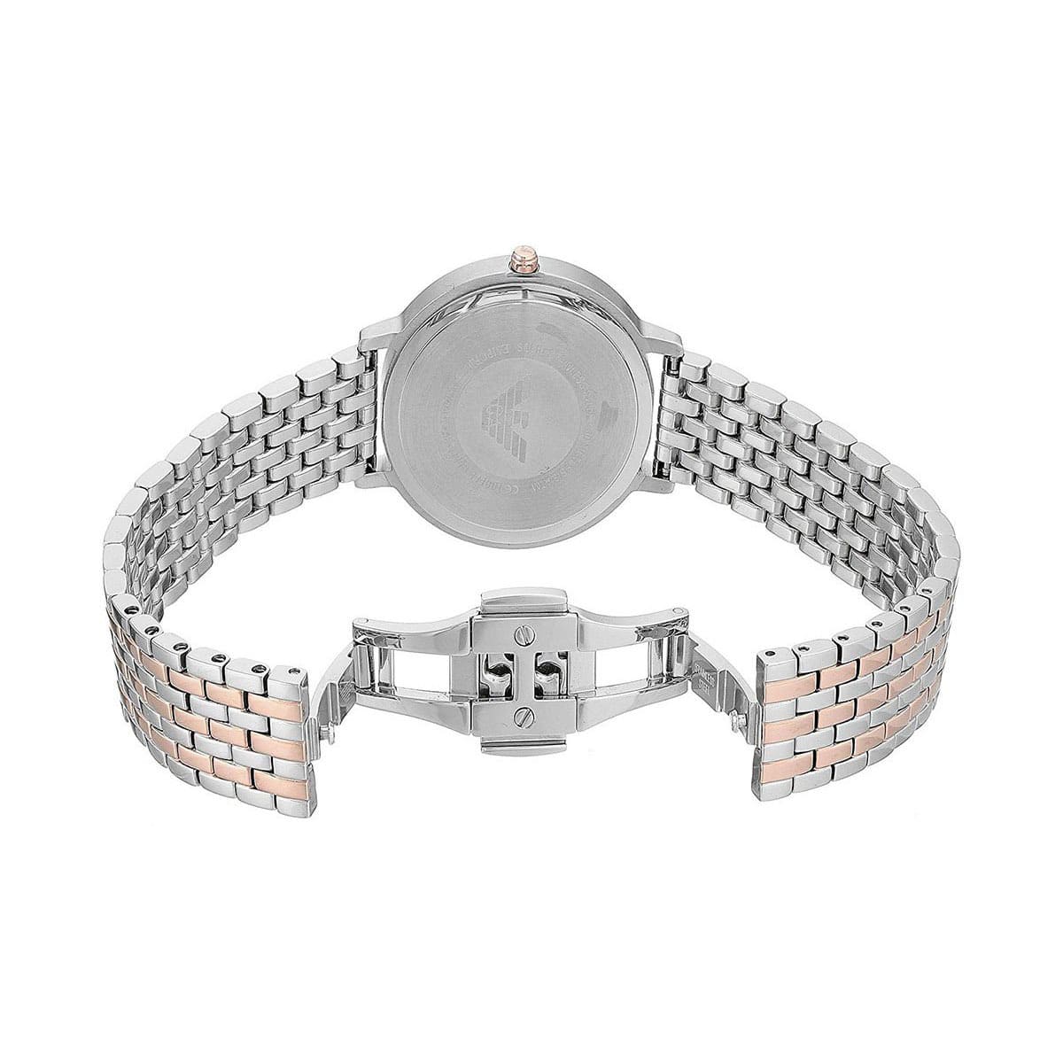 Emporio Armani Kappa AR11113 Two-Tone Floral Dial Watch
