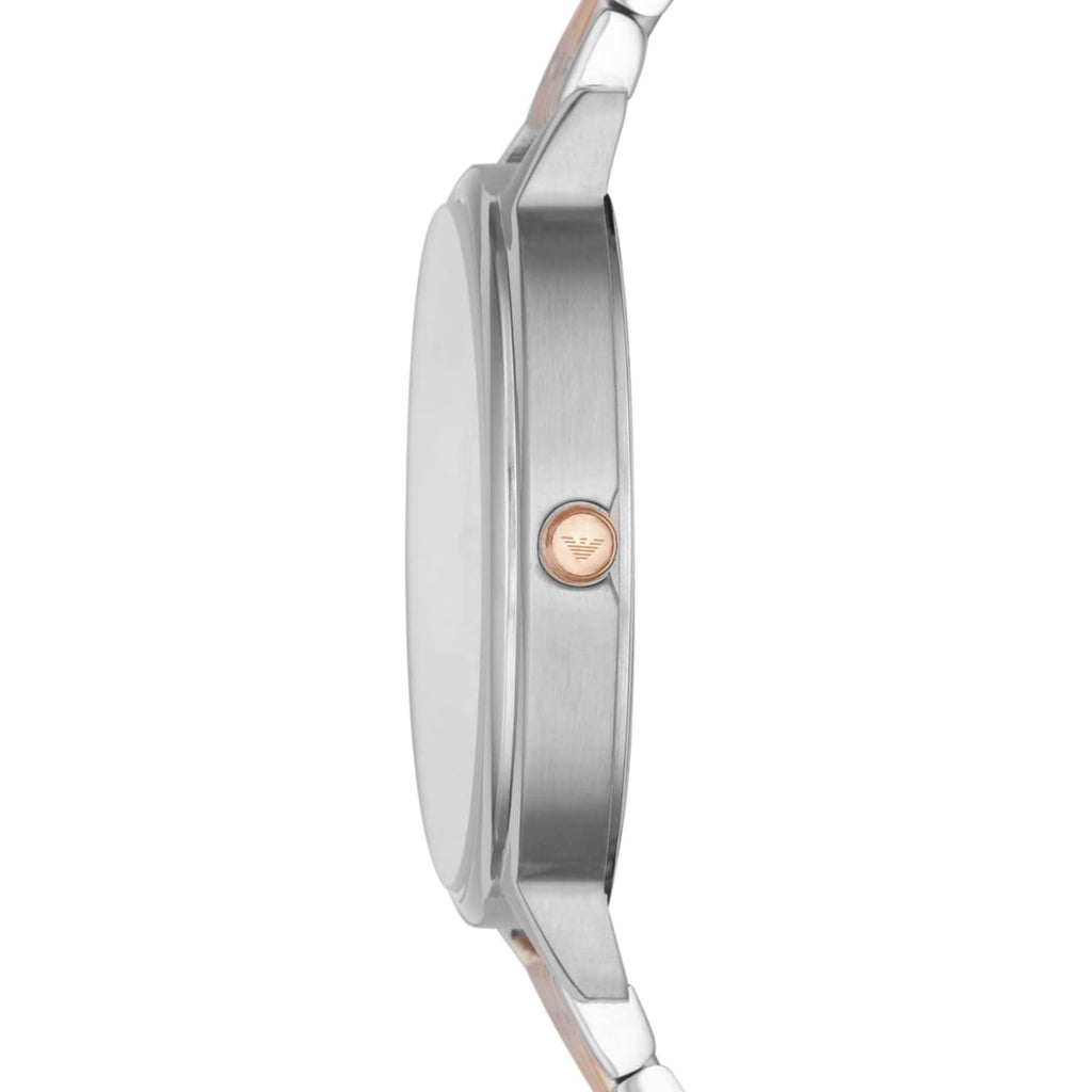 Emporio Armani Kappa AR11113 Two-Tone Floral Dial Watch