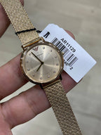 Emporio Armani Kappa AR11129 Gold Mesh Strap Crystal Watch