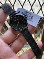 Emporio Armani Kappa AR11252 Black Mesh Strap Crystal Watch