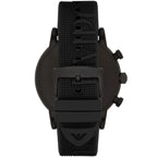 Emporio Armani Luigi XLarge AR11024 Black Rubber Chronograph Watch