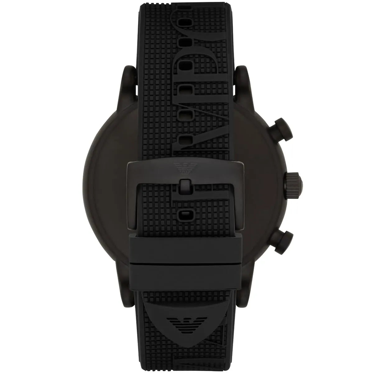 Emporio Armani Luigi XLarge AR11024 Black Rubber Chronograph Watch