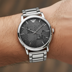 Emporio Armani Luigi AR11134 Slim Graphic Dial Watch