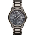 Emporio Armani Luigi AR11155 Gunmetal Watch with Marble Dial