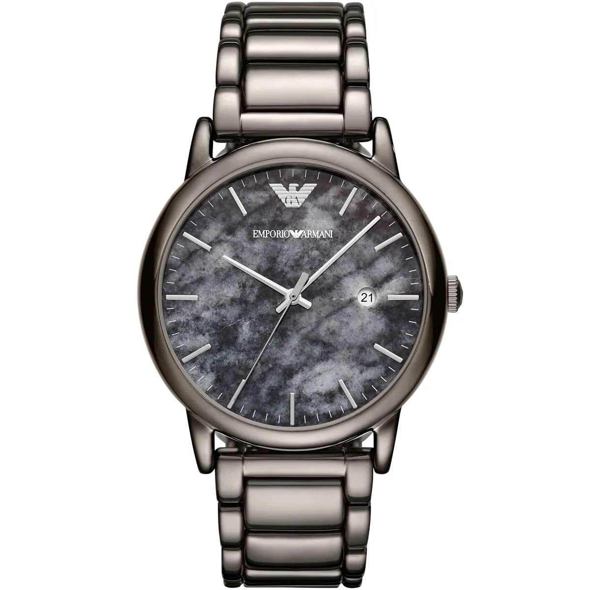 Emporio Armani Luigi AR11155 Gunmetal Watch with Marble Dial