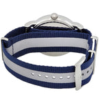 Emporio Armani Luigi AR11212 Blue Striped Fabric Watch
