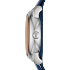 Emporio Armani Luigi AR11212 Blue Striped Fabric Watch