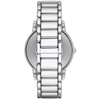 Emporio Armani Luigi AR1854 White Dial Silver Steel Watch