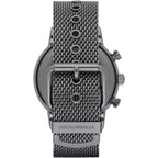 Emporio Armani Luigi AR1979 Gunmetal Mesh Blue Dial Watch
