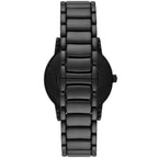 Emporio Armani Luigi AR60045 Meccanico Automatic Full Black Skeleton Watch