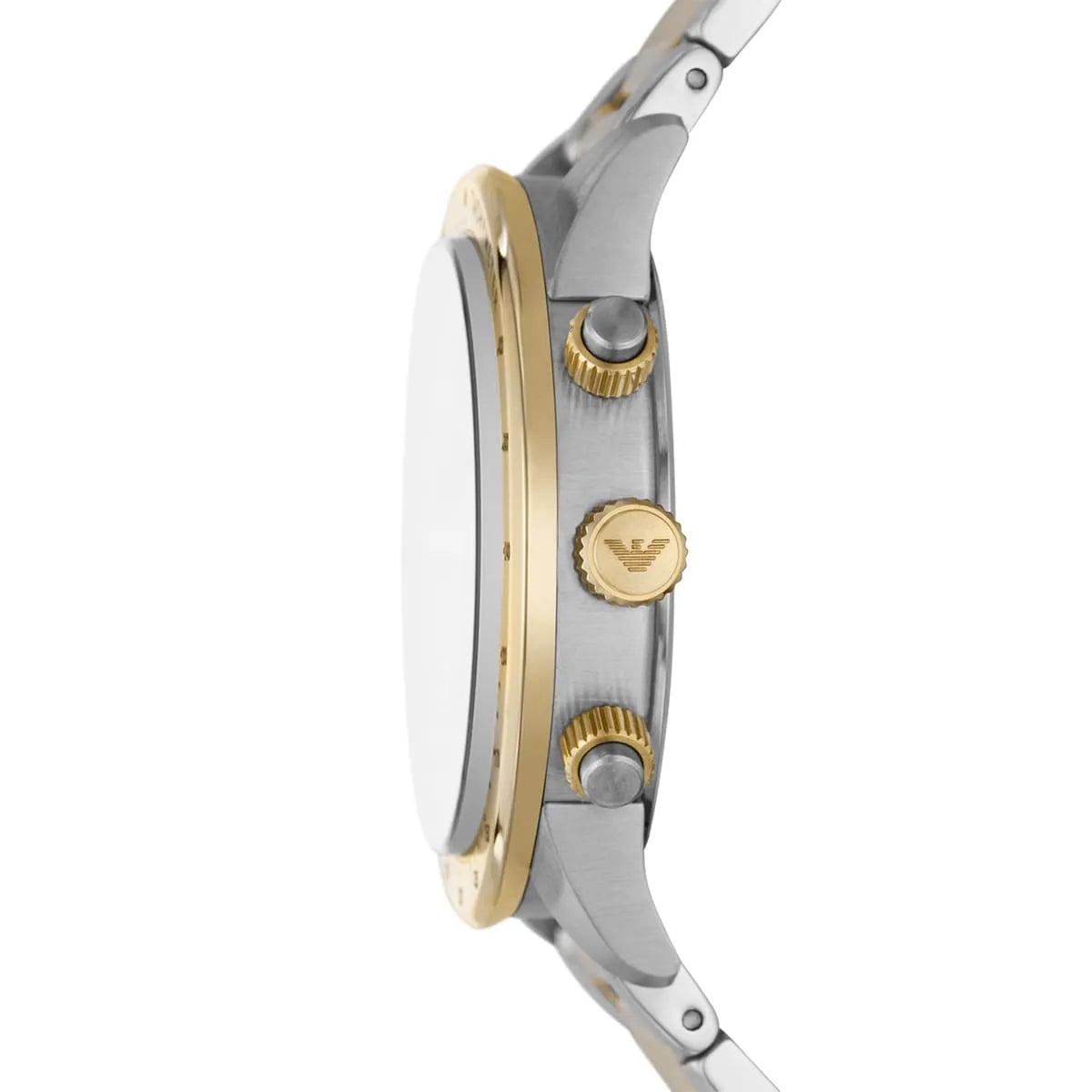Emporio Armani Mario AR11521 Two-Tone Gold Silver Chronograph Watch