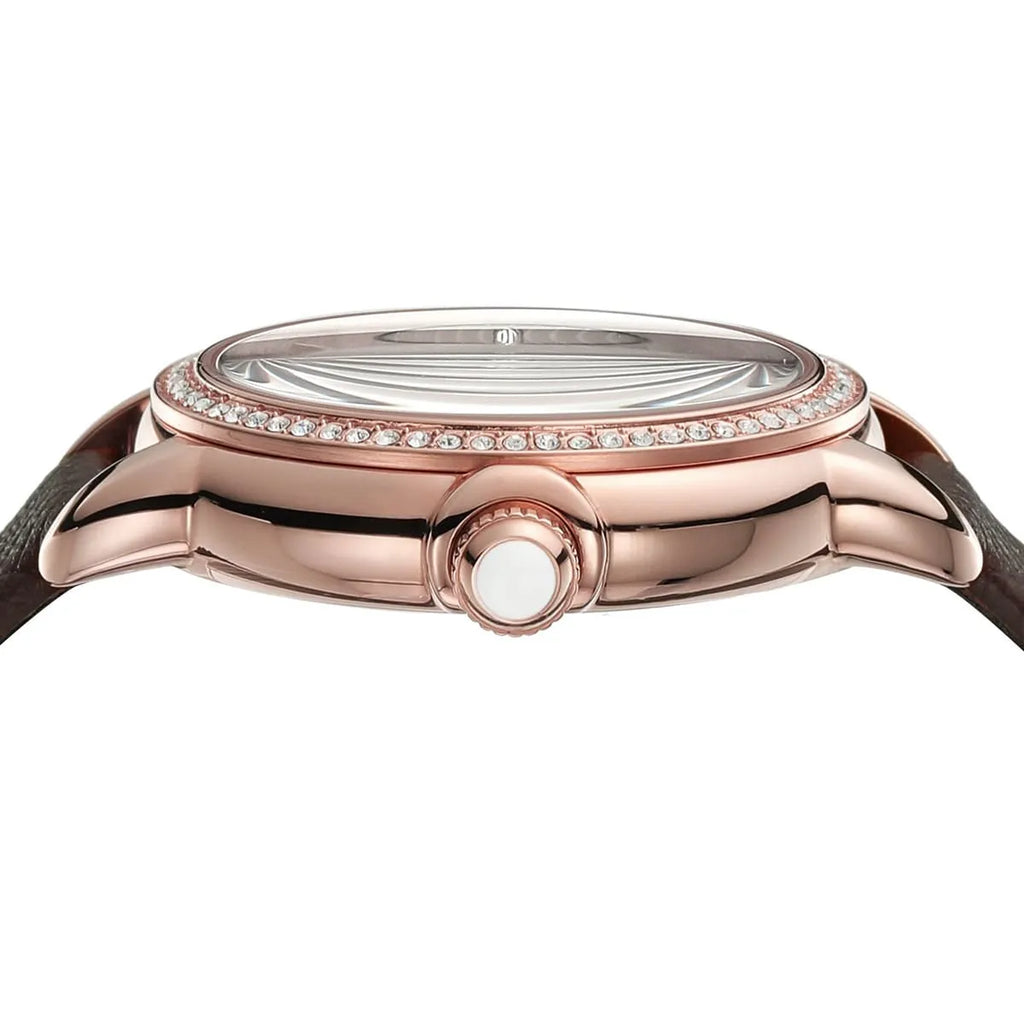 Emporio Armani Mia AR11568 Rose Gold Moonphase Watch with Crystal Bezel