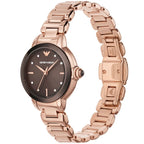 Emporio Armani Mia AR11570 Rose Gold Chocolate Dial Ladies Watch