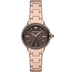 Emporio Armani Mia AR11570 Rose Gold Chocolate Dial Ladies Watch