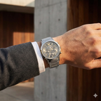 Emporio Armani Renato AR11047 Grey Dial Gold Accents Watch