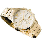 Emporio Armani Renato AR11332 Gold Chronograph Off-White Dial Watch
