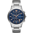 Emporio Armani Renato AR11458 Blue Dial Rose Gold Accents Watch