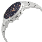 Emporio Armani Renato AR11458 Blue Dial Rose Gold Accents Watch