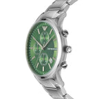 Emporio Armani Renato AR11507 Green Dial Silver Watch