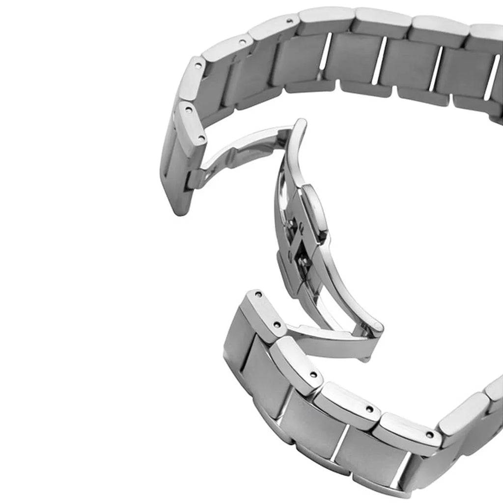 Emporio Armani Renato AR2431 Silver Sunray Dial Steel Watch