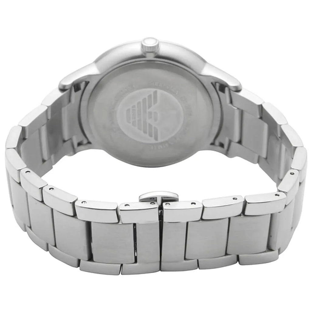 Emporio Armani Renato AR2431 Silver Sunray Dial Steel Watch