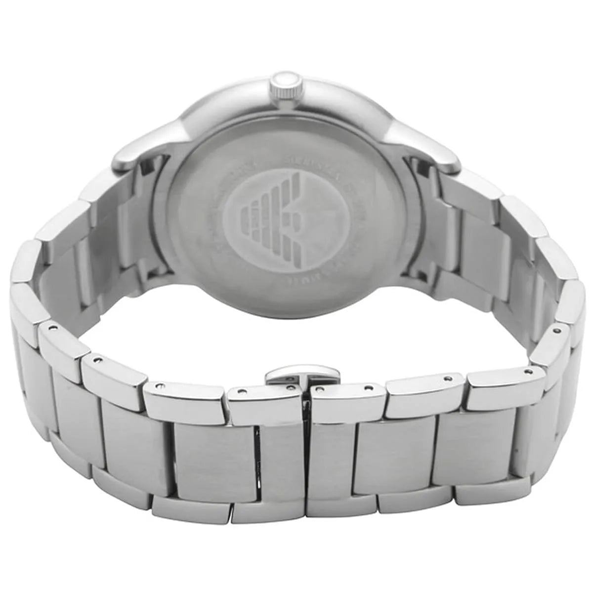 Emporio Armani Renato AR2431 Silver Sunray Dial Steel Watch