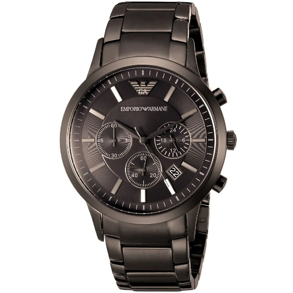 Emporio Armani Renato AR2454 All-Black Chronograph Watch