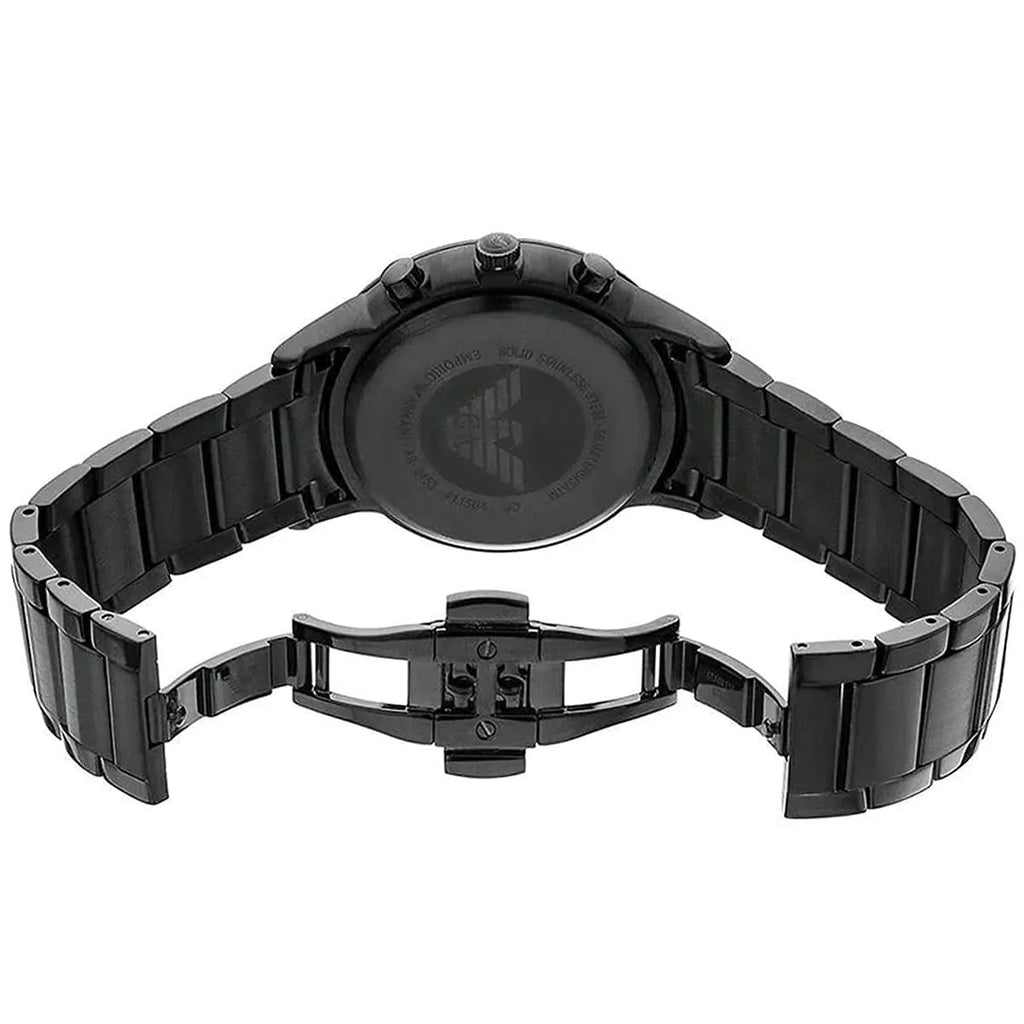 Emporio Armani Renato AR2454 All-Black Chronograph Watch