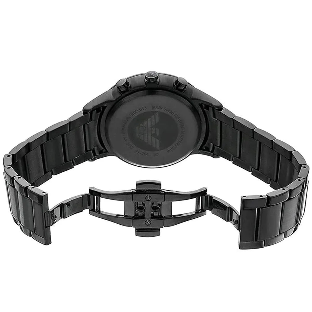 Emporio Armani Renato AR2454 All-Black Chronograph Watch