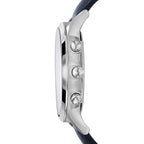 Emporio Armani Renato AR2473 Navy Blue Leather Chronograph Watch