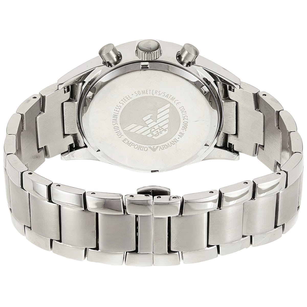 Emporio Armani Retro AR5860 Royal Blue Dial Silver Watch