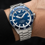Emporio Armani Sea Explorer AR60079 Automatic Blue Dial Diver's Watch