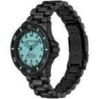 Emporio Armani Sea Explorer AR60084 Automatic Tiffany Blue Dial Black Watch