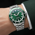 Emporio Armani Sea Explorer AR60088 Automatic Green Dial Diver's Watch
