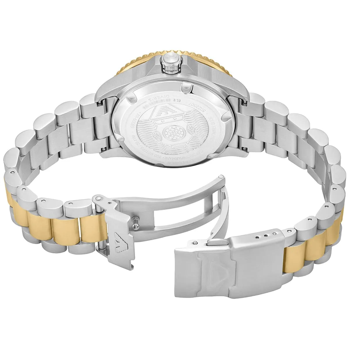 Emporio Armani Sea Explorer AR60089 Automatic Two-Tone Diver's Watch