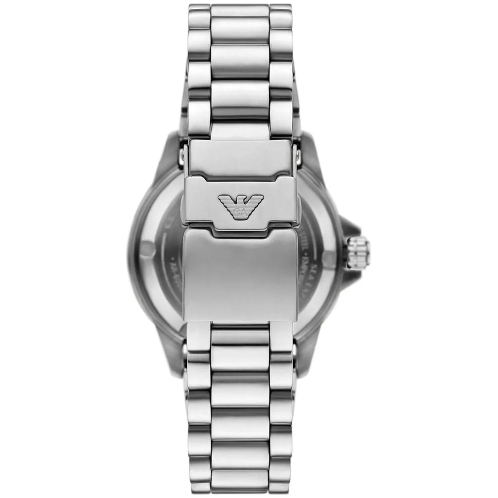 Emporio Armani Sea Explorer AR60090 Automatic Blue & Orange Diver's Watch