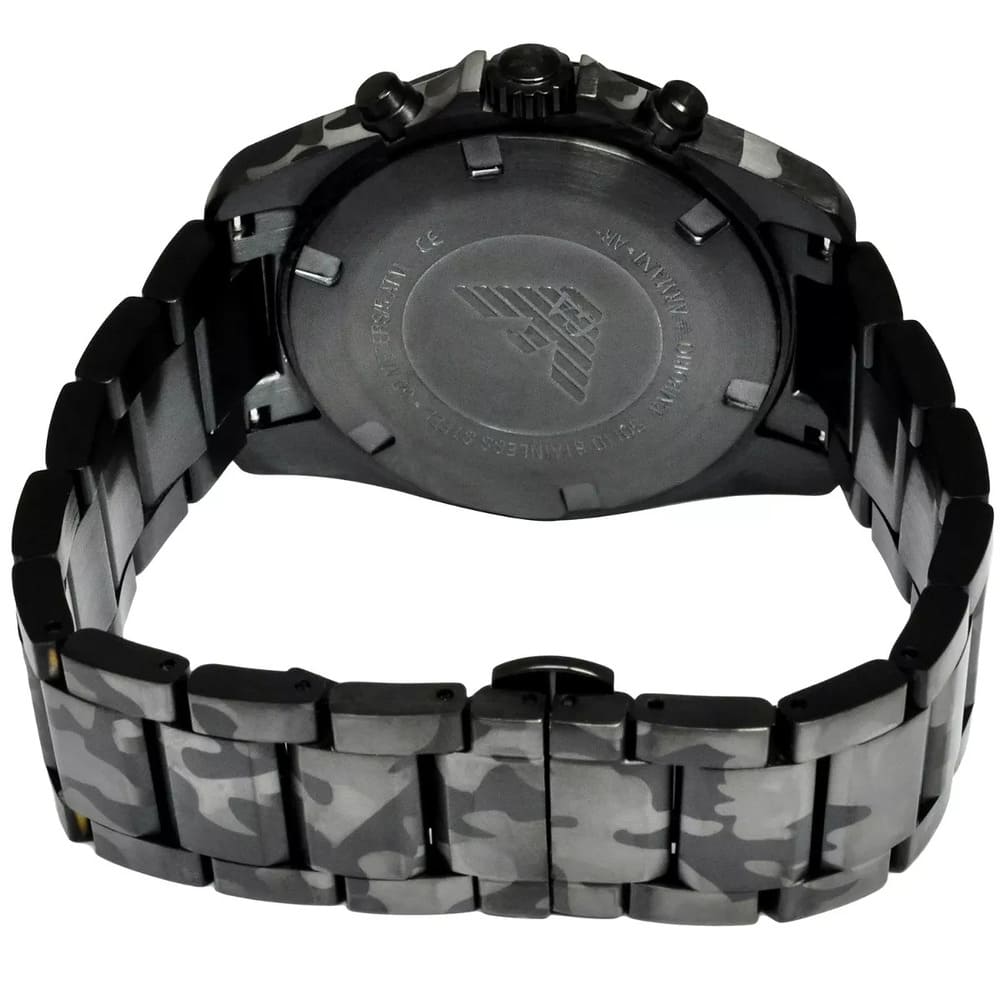 Emporio Armani Sigma AR11027 Black Camouflage Chronograph Watch