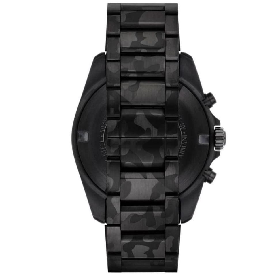 Emporio Armani Sigma AR11027 Black Camouflage Chronograph Watch