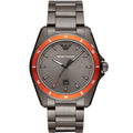 Emporio Armani Sigma AR11178 Gunmetal Watch with Orange Bezel