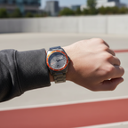 Emporio Armani Sigma AR11178 Gunmetal Watch with Orange Bezel