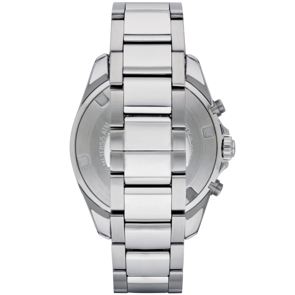 Emporio Armani Sigma AR6098 Silver Steel Black Dial Watch