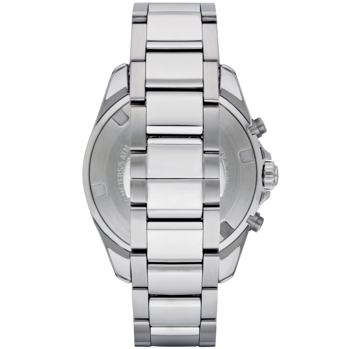 Emporio Armani Sigma AR6098 Silver Steel Black Dial Watch