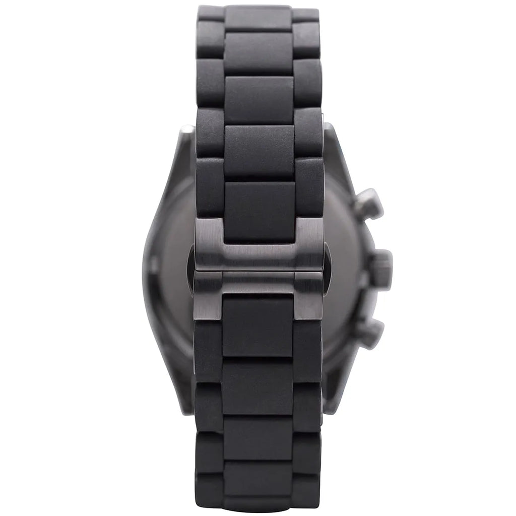 Emporio Armani Tazio AR5889 Sportivo Black Rubber Chronograph Watch