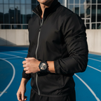 Emporio Armani Tazio AR5889 Sportivo Black Rubber Chronograph Watch