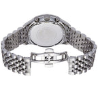 Emporio Armani Tazio AR6073 Silver Dial Black Bezel Watch