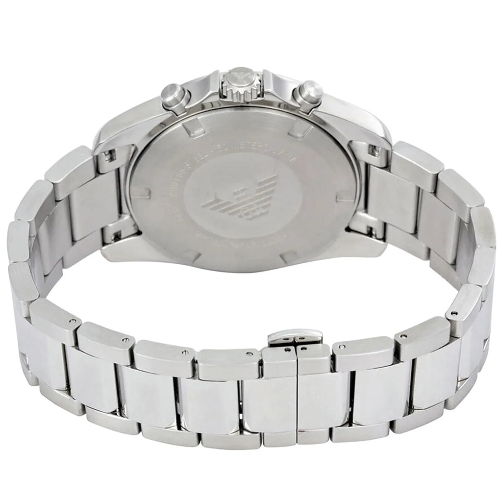 Emporio Armani Tazio Large AR6091 Silver Chronograph Watch